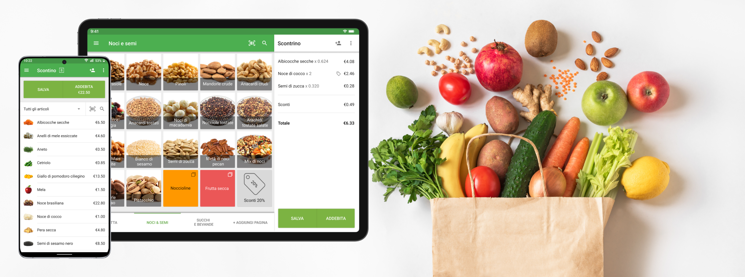 Software per registri di cassa per negozio